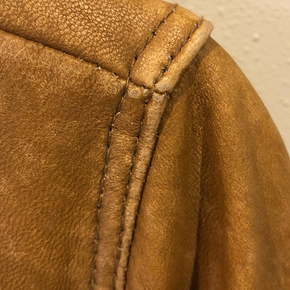 Leather , buttery soft jacket. COLDWATER Creek . - Picture 12 of 15